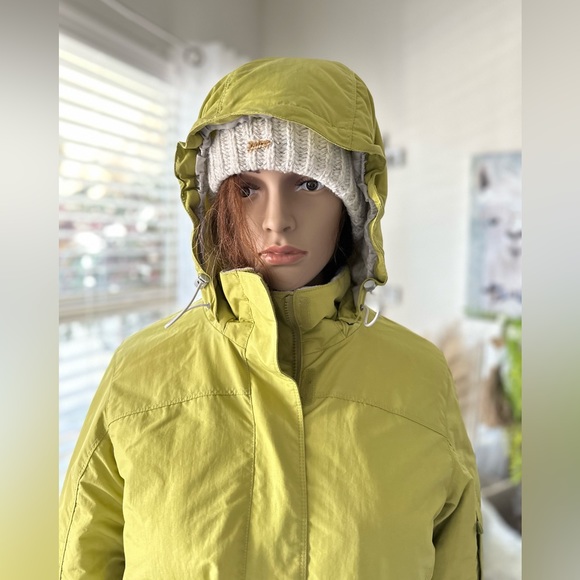 Eddie Bauer Women’s Windfoil Parka Green Winter Jacket Small New - Picture 5 of 14